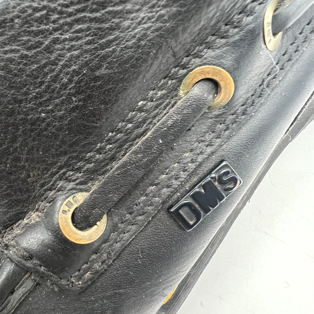 Men's Vintage Dr. Martens Made in England Lowell 9523 Black Leather Size 13 Docs